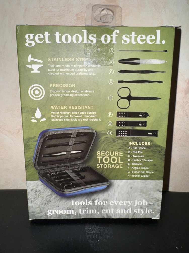 Manthm 8 piece grooming Tool Set