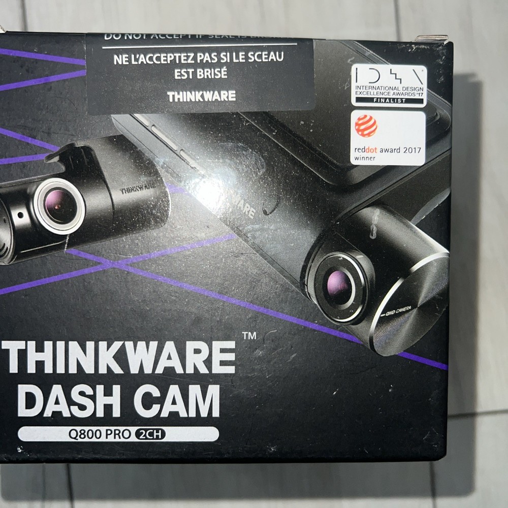 Thinkware Q800 PRO 2K Dash Cam Front + Rear Camera brand new boxed
