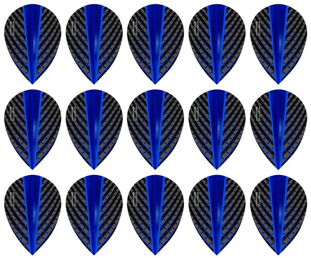 5 Sets Harrows Quantum Pear Dart Flights – Ships w/ Tracking - Blue