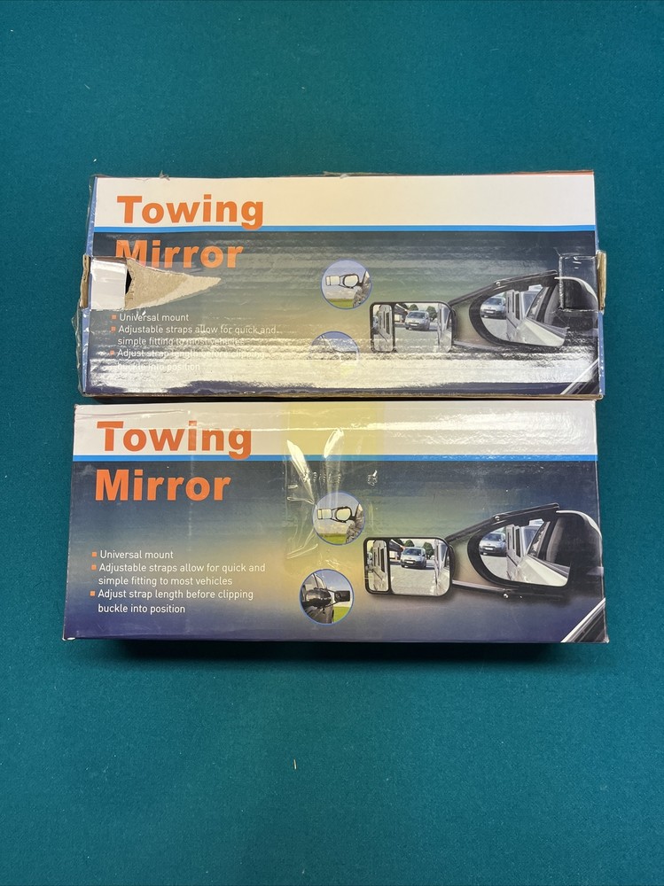 2x Black Towing Mirror