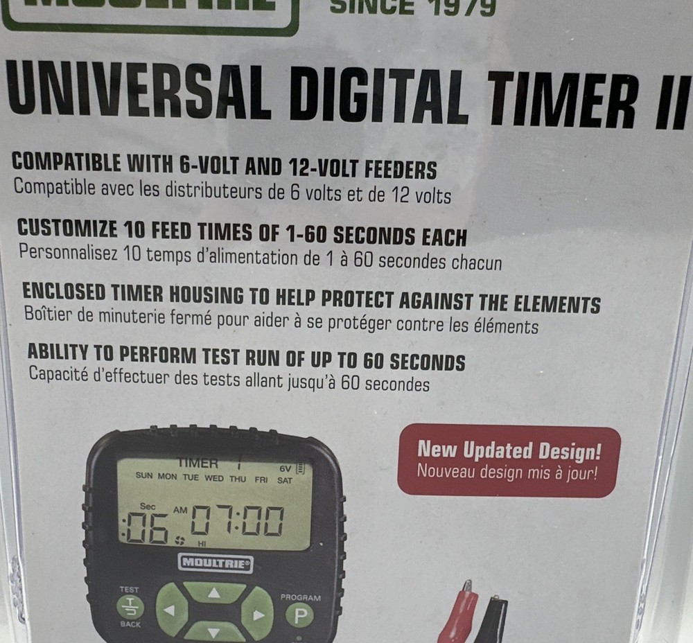 Moultrie Universal Digital Timer II Feeder Accessory, New