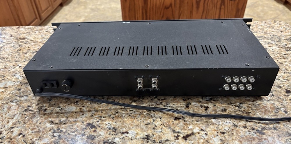 Audio Power Control Distributions Panel Rack Mount 19” Powers Up.