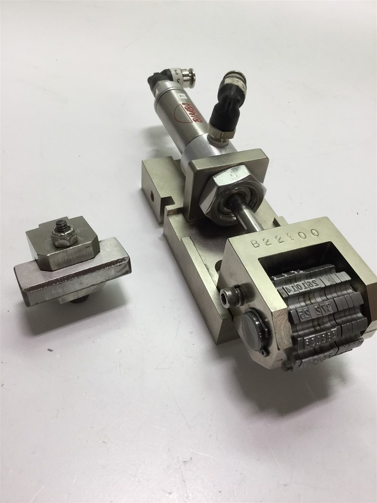 Wrap-Aid Custom Fabricated 6 Digit Rotational Pneumatic Machine Numbering Head