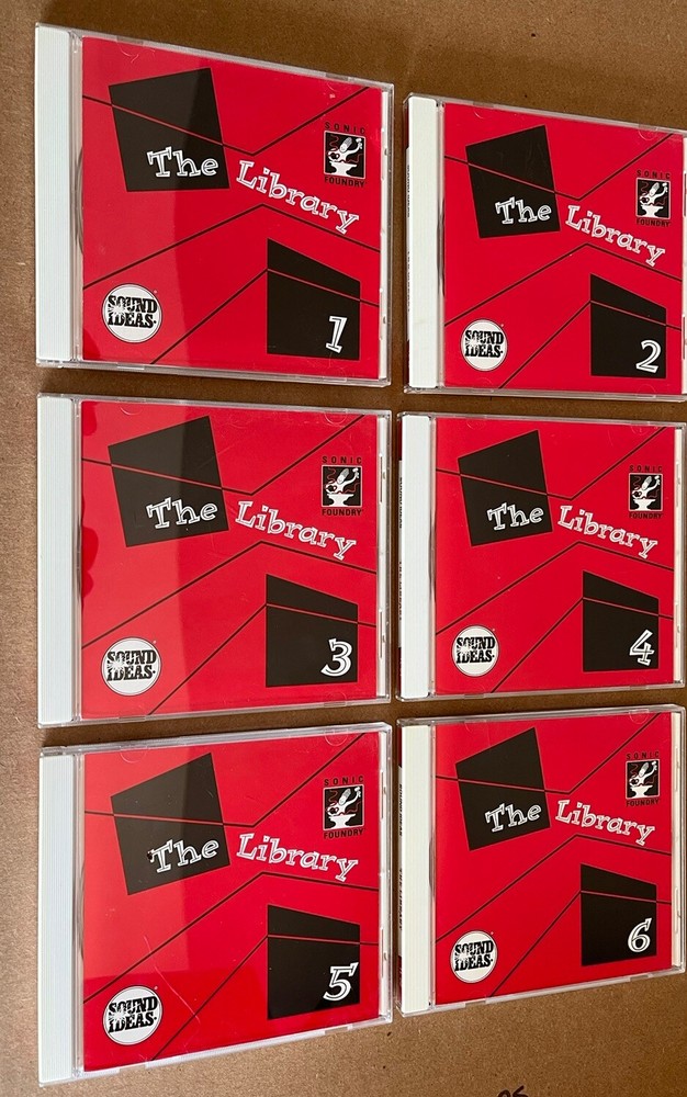 Sonic Foundry Loops for ACID The Library 6 Disc Set