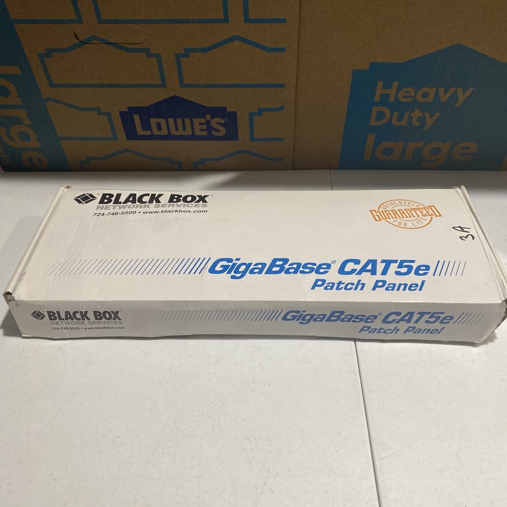 Black Box GigaBase CAT5e 96-Port Patch Panel- JPM910A-R4