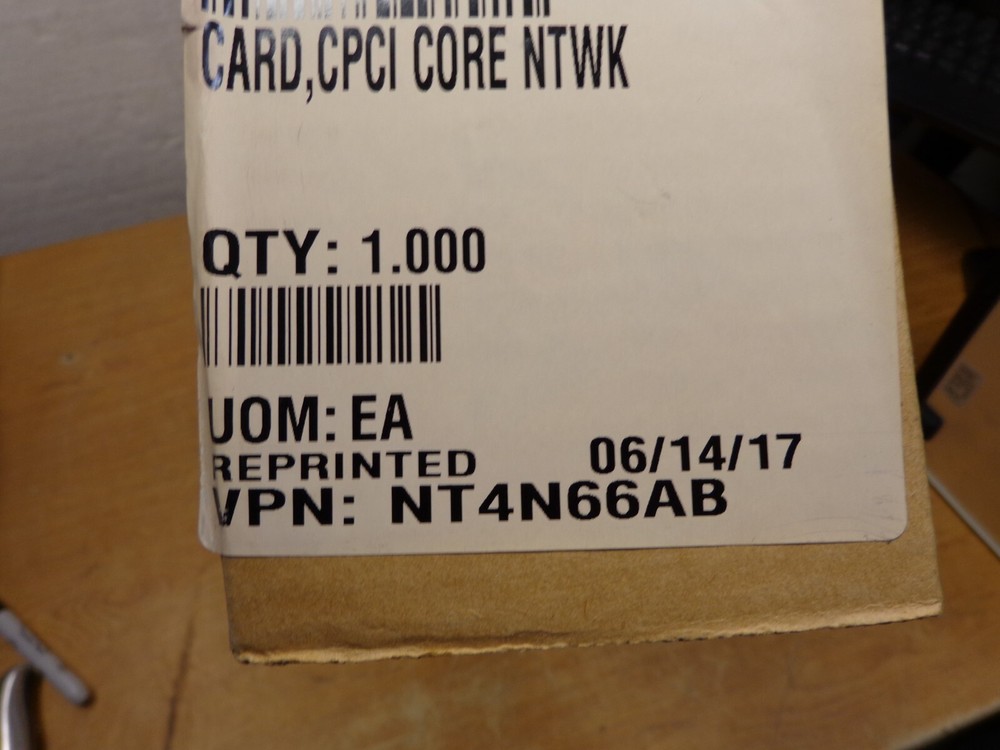 NEW (open box) Nortel CPCI Core Network Interface Transition Card NT4N66AB VPC04