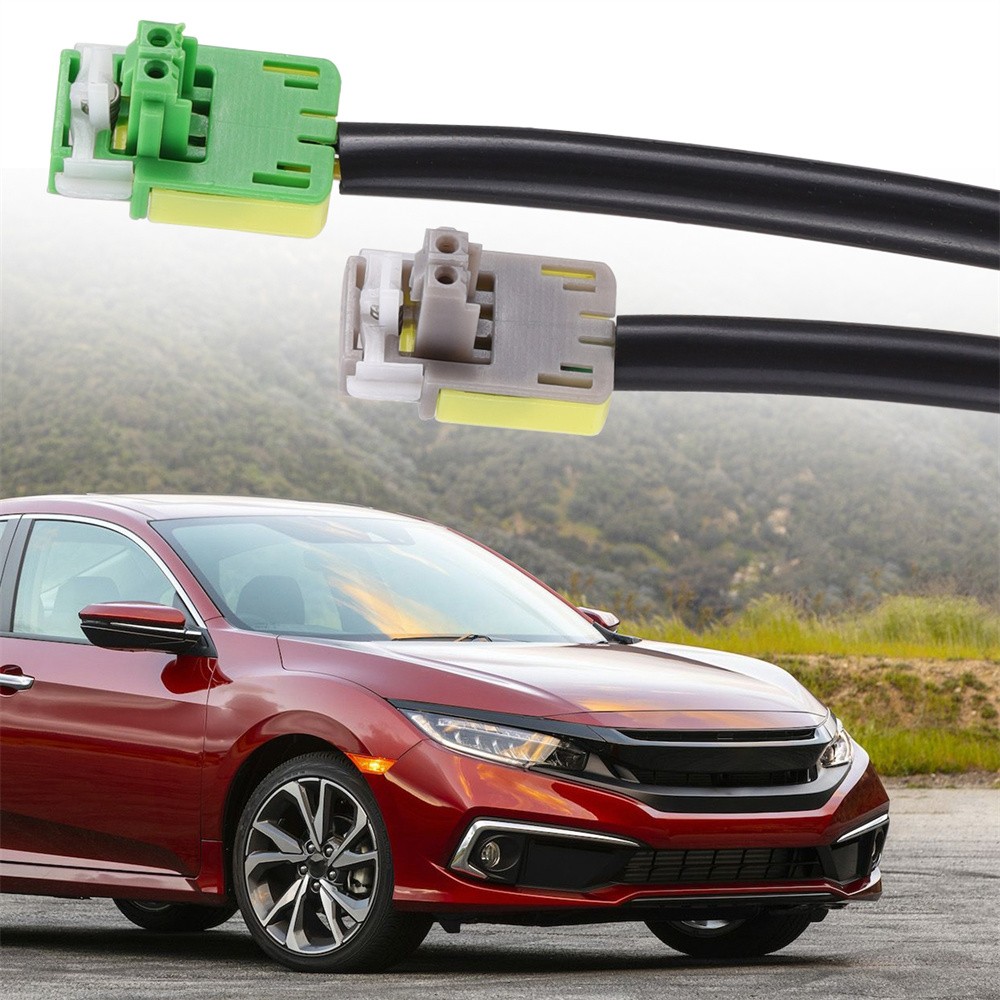 2PCS Driver Clock Spring Plug Connector For 2016-2021 Honda Civic