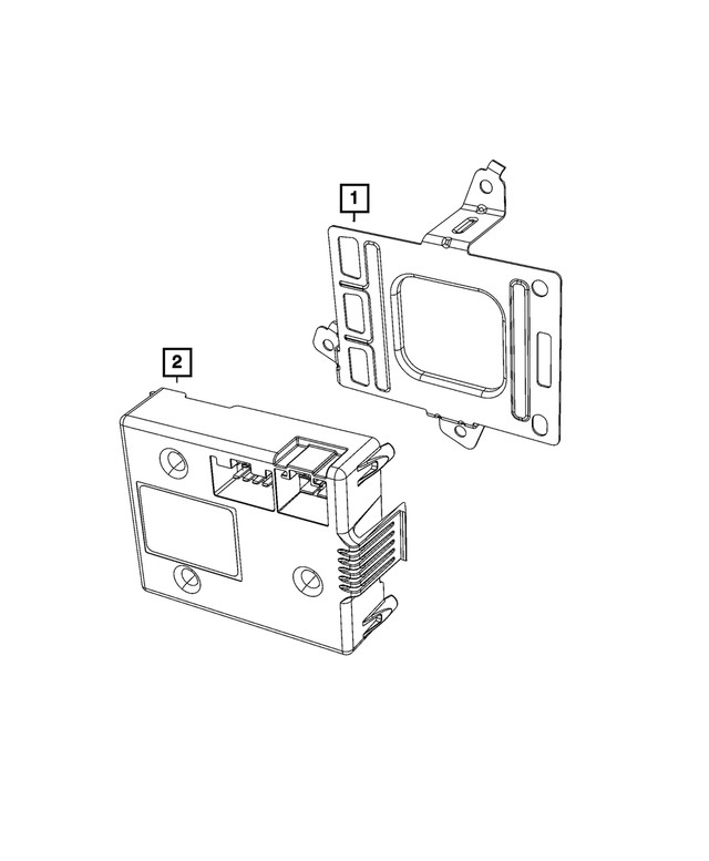 Genuine Mopar Trailer Tow Module 68413389AC