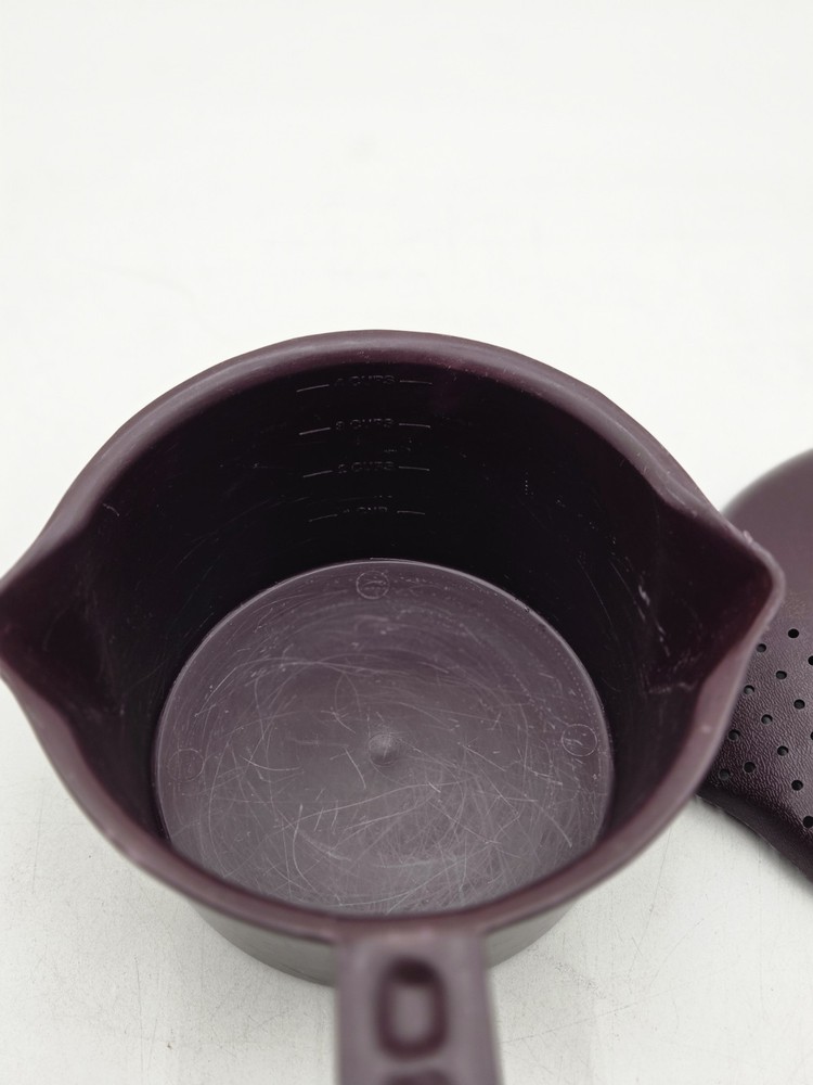 Pampered Chef Micro Cooker Steamer Pot Strainer Small Size 4 Cup 1 Quart