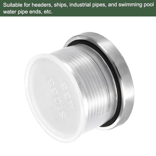M33 x 1.5 Stainless Steel Pipe Plug, Internal Hex Head Socket Pipe Fitting |