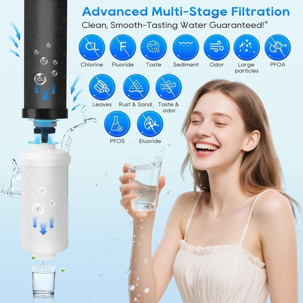 Gravity Water Filter Replacement,for Berkey Black Carbon BB9-2 Purification E...