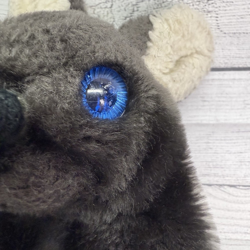 Vintage Gray 9" Bunny Rabbit Hand Puppet