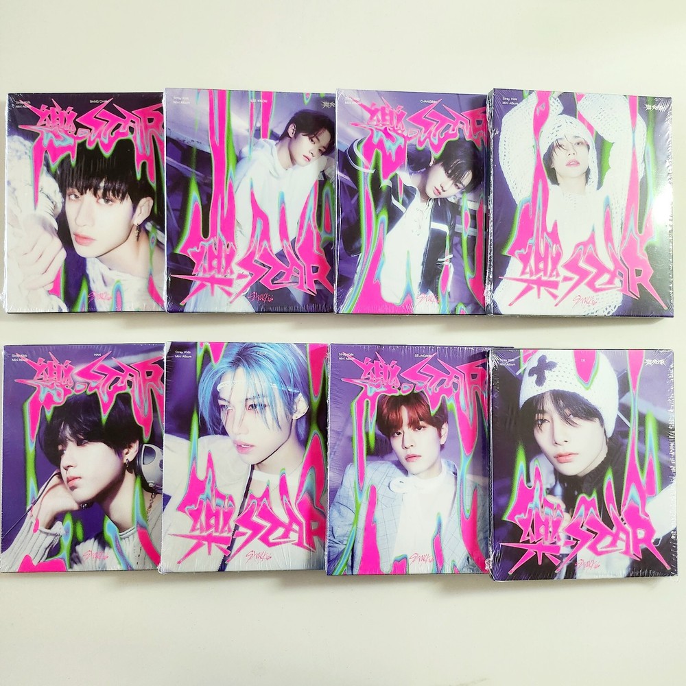STRAY KIDS ROCK-STAR 8th Mini Album POSTCARD Ver (Pre-Order ver.) + Tracking