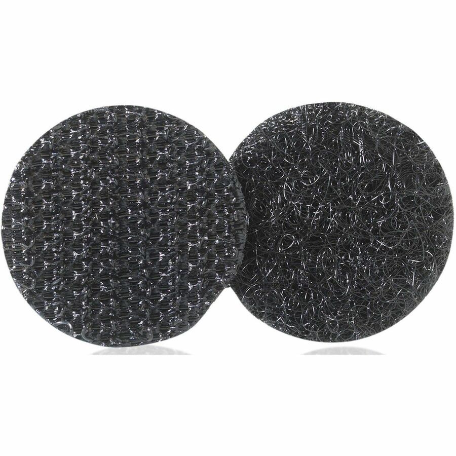 for Velcro 90089 Sticky-back Hook & Loop Dot Fasteners, 5/8", Black, 75/pack