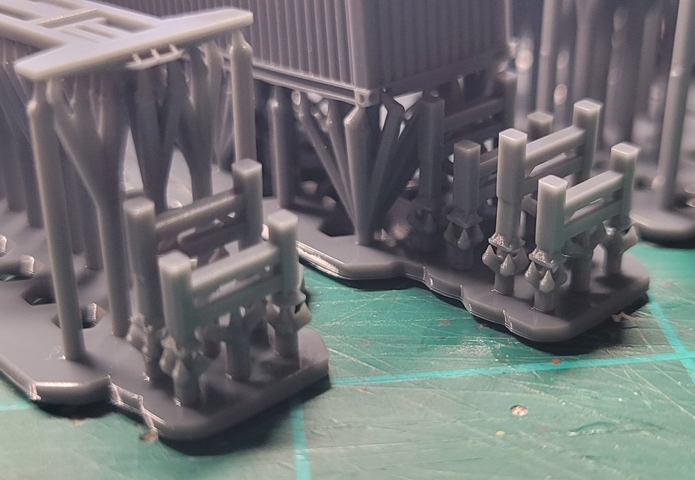 N Scale 3D Resin Printed Intermodal Sample Pack in HIGH DEFINITION on Supports