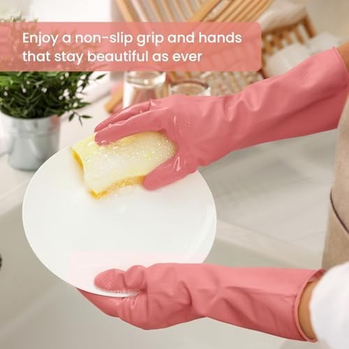 Reusable Rubber Cleaning Gloves