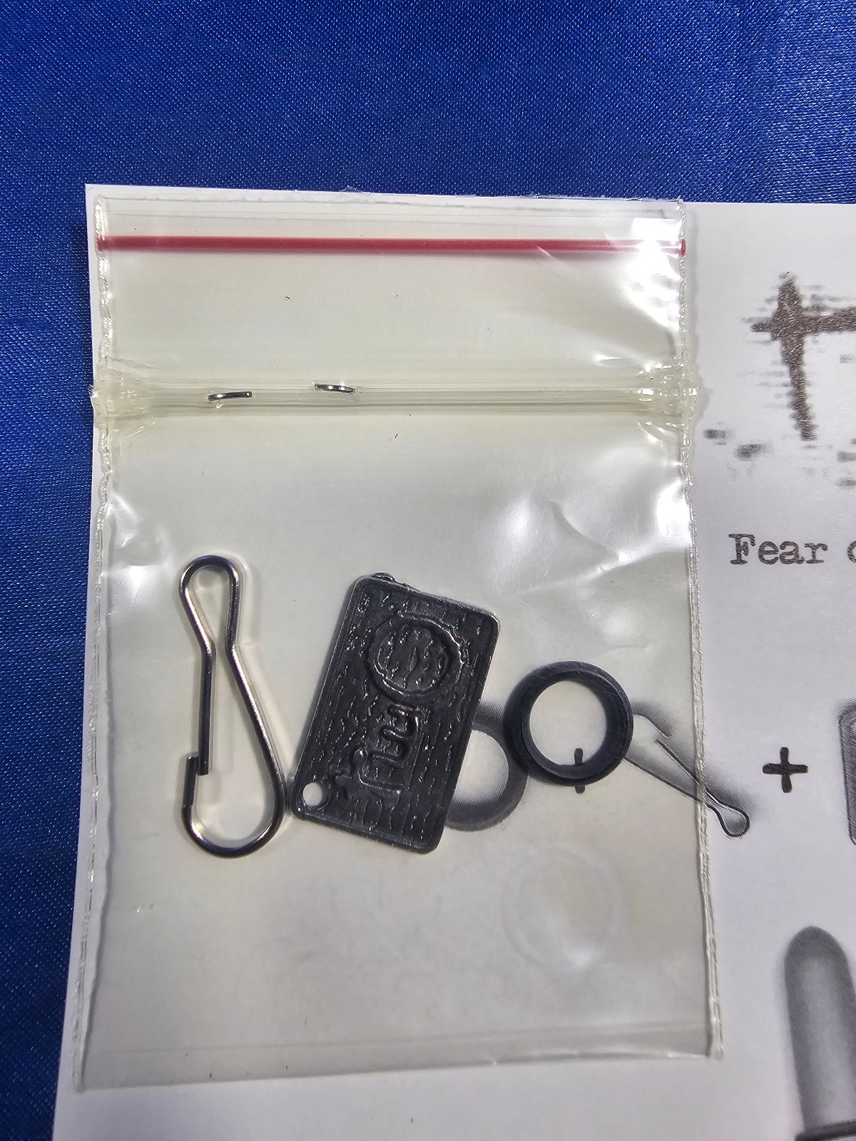 RARE 2005 THE RING TWO MOVIE PROMO KEYCHAIN CLIP PHONE CHARM HORROR FILM