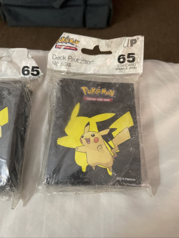Pokemon Pikachu 2019 Protector - Sleeves / (65 Count) 2 Packs!
