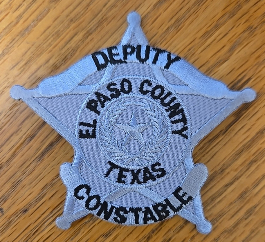 EL PASO COUNTY TEXAS small DEPUTY CONSTABLE sheriff police PATCH