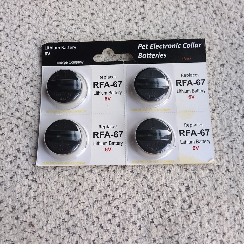 Pet Electronic 6 Volt Lithium Batteries 4:Pack