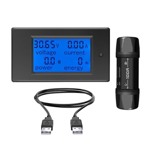 PZEM-051 DC Digital Ammeter Voltmeter DC6.5-100V 0-100A Multi-Functional