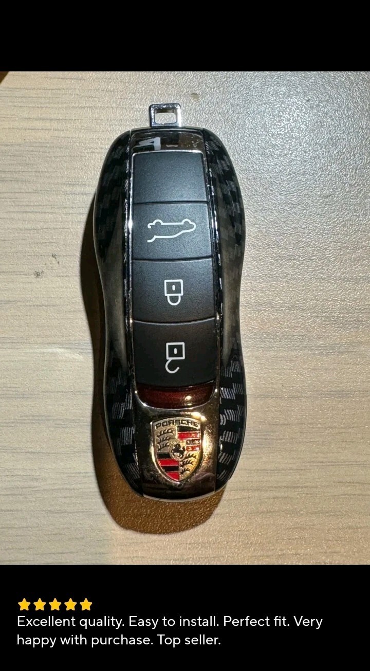 2x Porsche Key Fob Replacement Colored Crest Small Emblem Logo (2 Total)