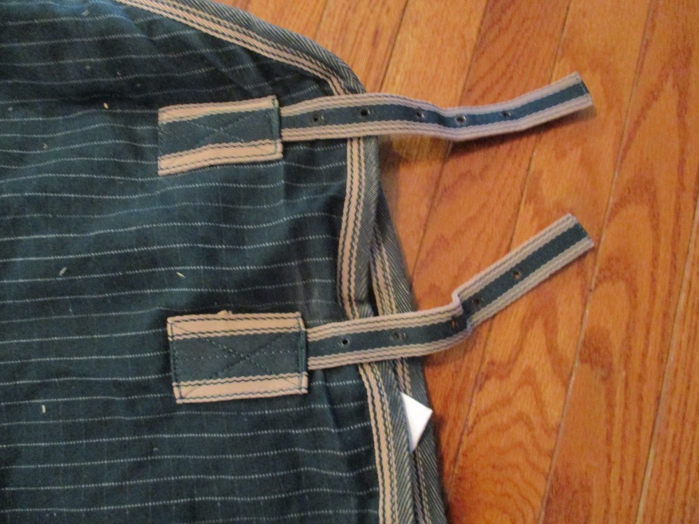 72'' Jeffers equine basic canvas turnout blanket wool felt lined, or use stable