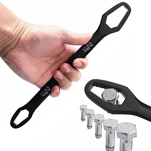 4-Piece Universal Adjustable Wrench Set, Double-Head Torx Spanner Tools 3mm-22mm