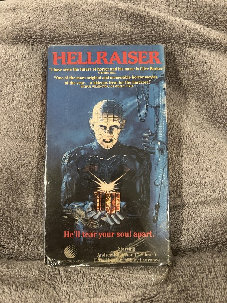 HELLRAISER First Release 1987 VHS HORROR movie *READ*