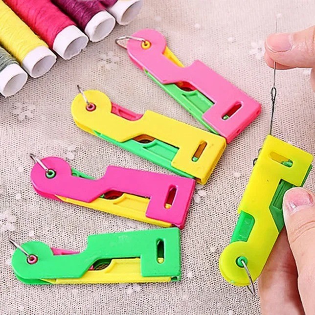 5 pcs Automatic Needle Threaders – Easy Thread Guide Tool for Elderly & Sewing