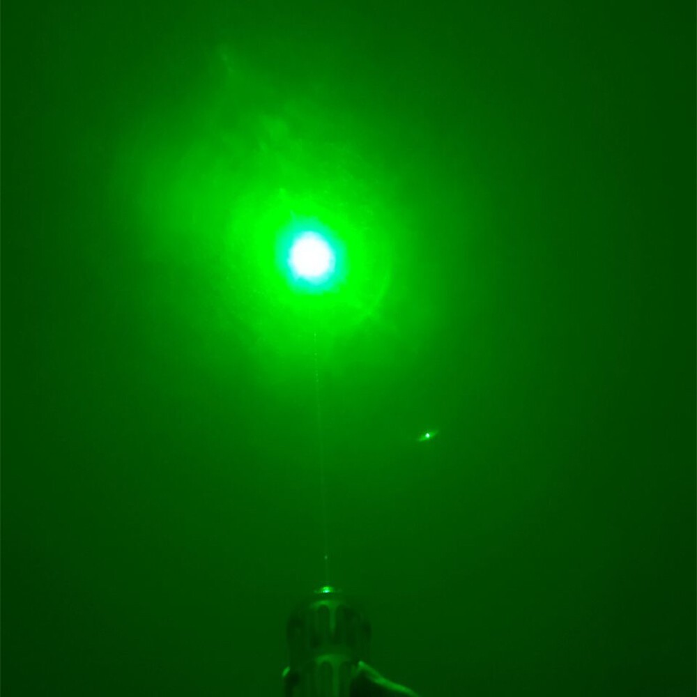 Adjustable Focus 532nm Green Laser Pointer Visible Beam Flashlight Focus Lazer