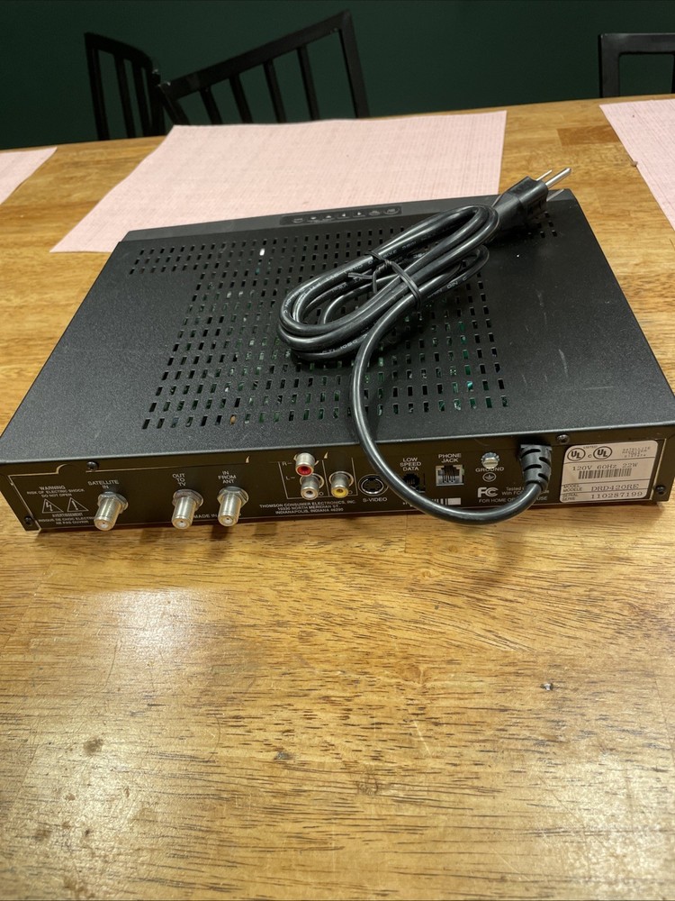 RCA DRD420RE DIRECT TV PLUS SATELLITE RECEIVER with remote
