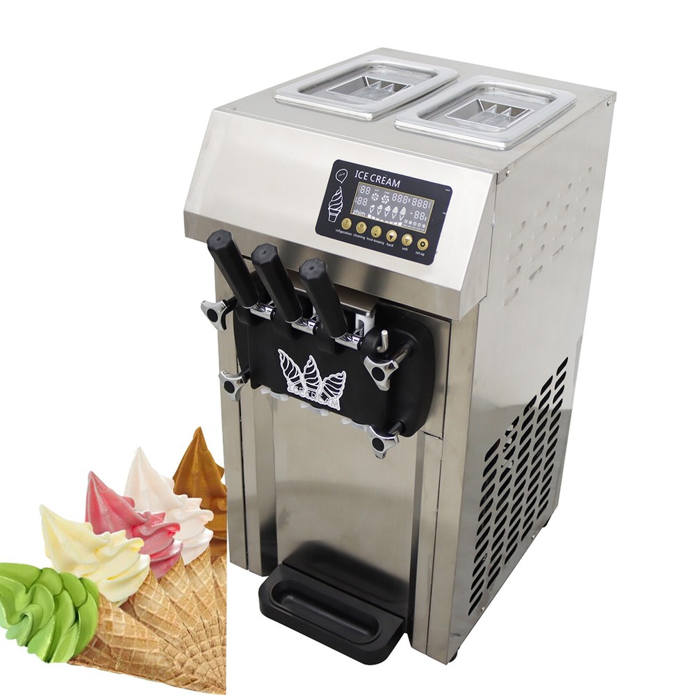 Commercial 3 Soft Ice Cream Machine LED Panel Controller Ice Cream Makers Device
