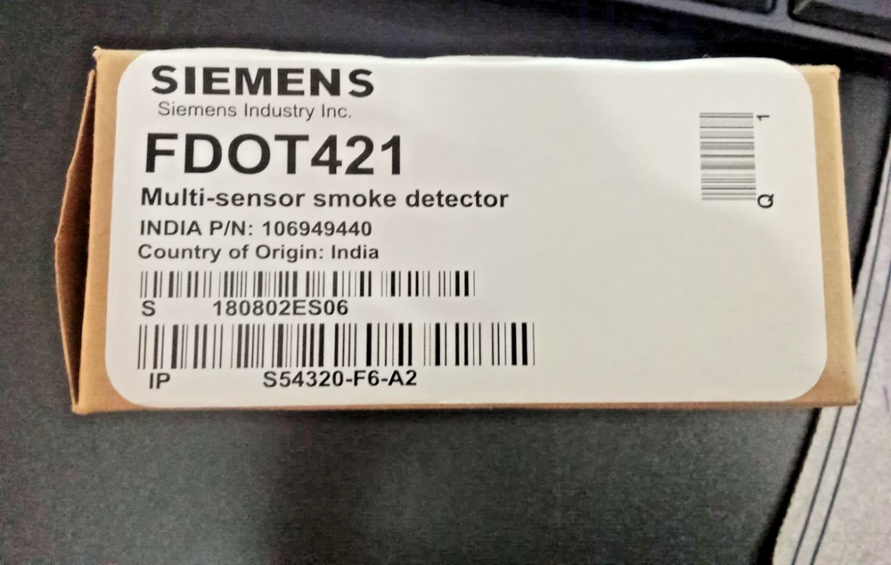 1PC- SIEMENS FDOT421 Multi-Sensor Smoke Detector Model 106949440- NEW