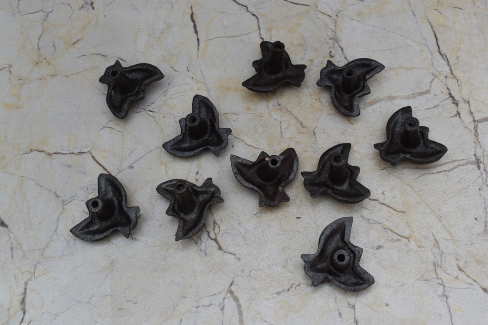 Vintage Cast Iron Honey Bee Shape Pulls Drawer Cabinet Door Handle Knobs 10 pcs