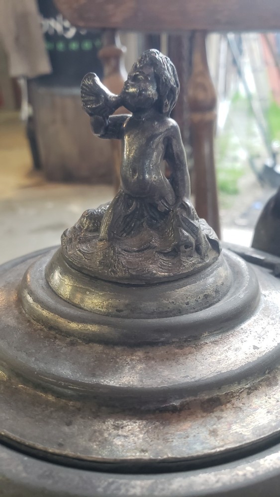 Rare 1860s Reed & Barton Stimpson Patent Ice Water Set