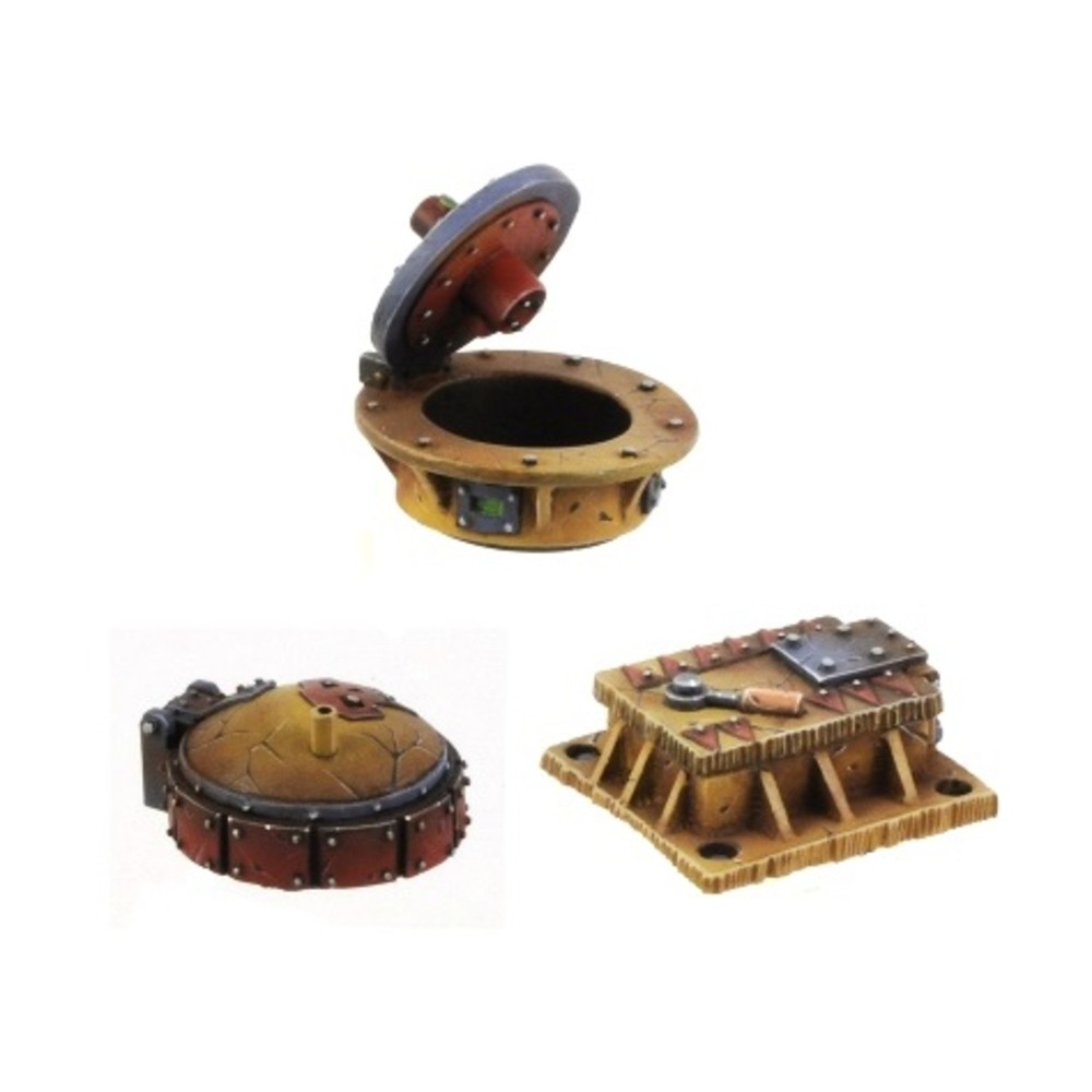 Kromlech Vehicle Conversion Bit Orc Large Hatches Pack New