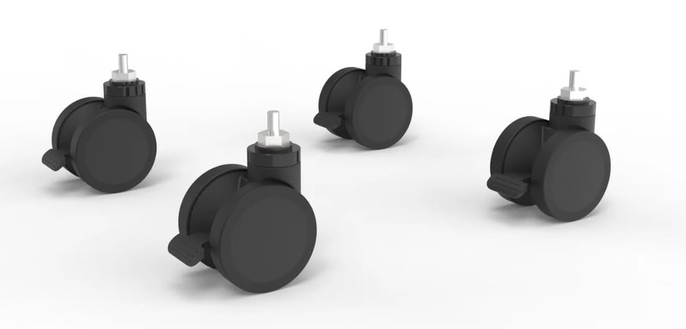 Heckler Design H904BK Caster Set for Lectern
