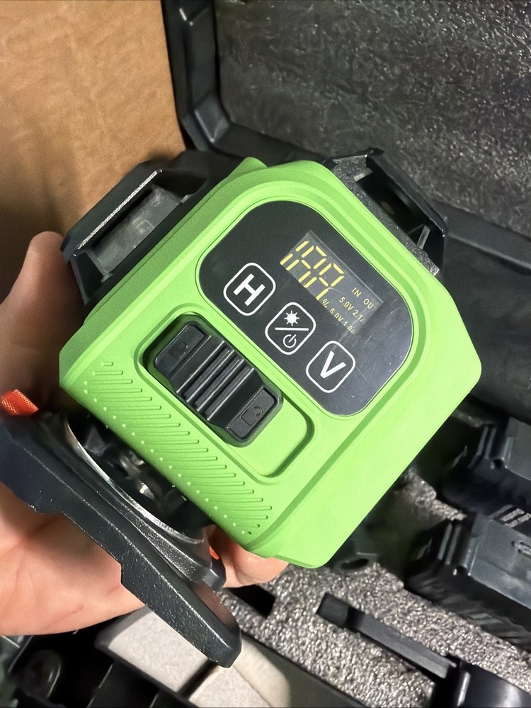 Laser Level with Tripod, 4x360° Self Leveling ±4° Laser Level, Remote Control