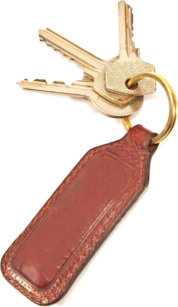 20 PCS Brass Flat Split Key Rings, 25Mm (1") Diameter, Solid Brass Keyrings for