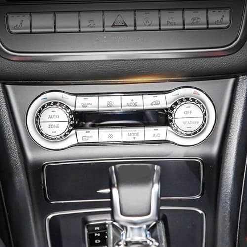 Air Conditioning Button Covers Trim Sticker Replacement for Benz CLA C117 GLA