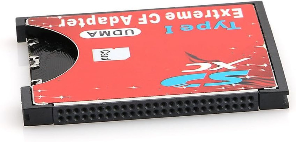 High Speed SDXC SDHC SD to CF Compact Flash Memory Card Reader Adapter Type I