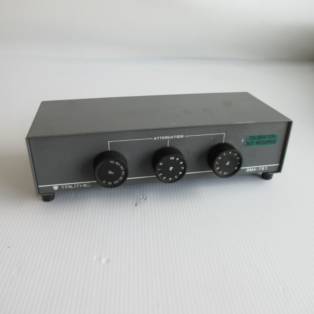 Trilithic BMA-781-F BENCH MOUNT VARIABLE ATTENUATOR DC-1GHz UNTESTED