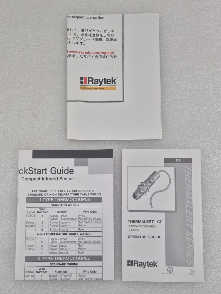**NEW** FLUKE Raytek RAYCI3A Shielded Infrared Temperature Sensor IR TEMP