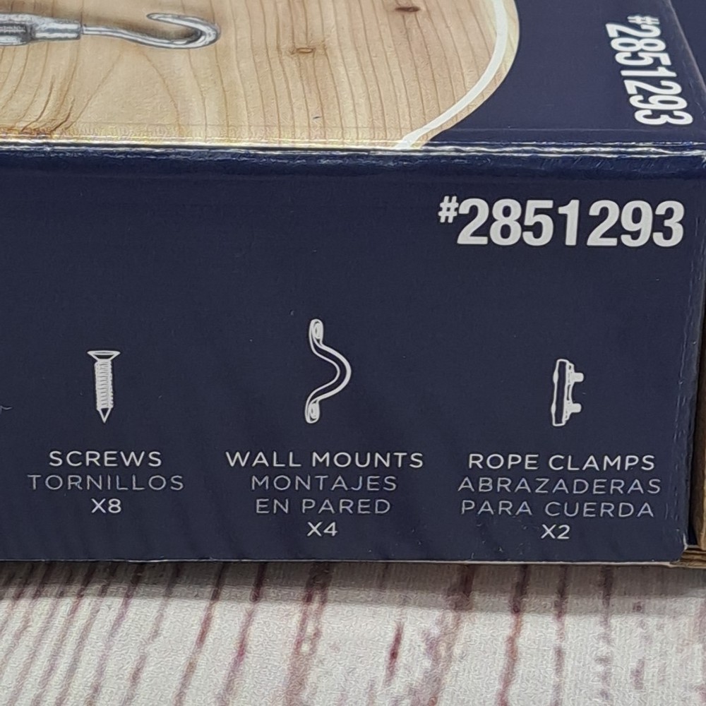HAMPTON BAY 66 ft. String Light Installation Hardware Kit, Link Up To 3 Kits