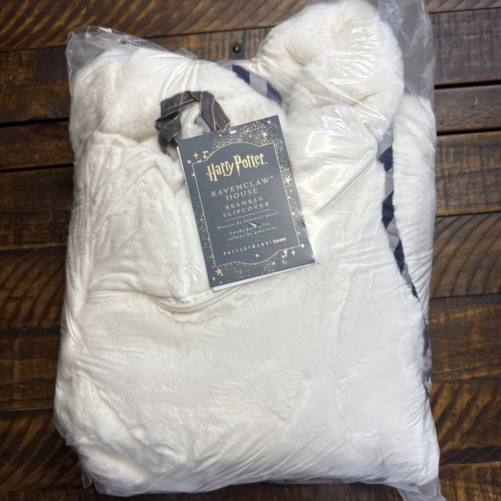 Pottery Barn Teen Harry Potter™ Ravenclaw™ Faux Fur Bean Bag slipcover Only New!