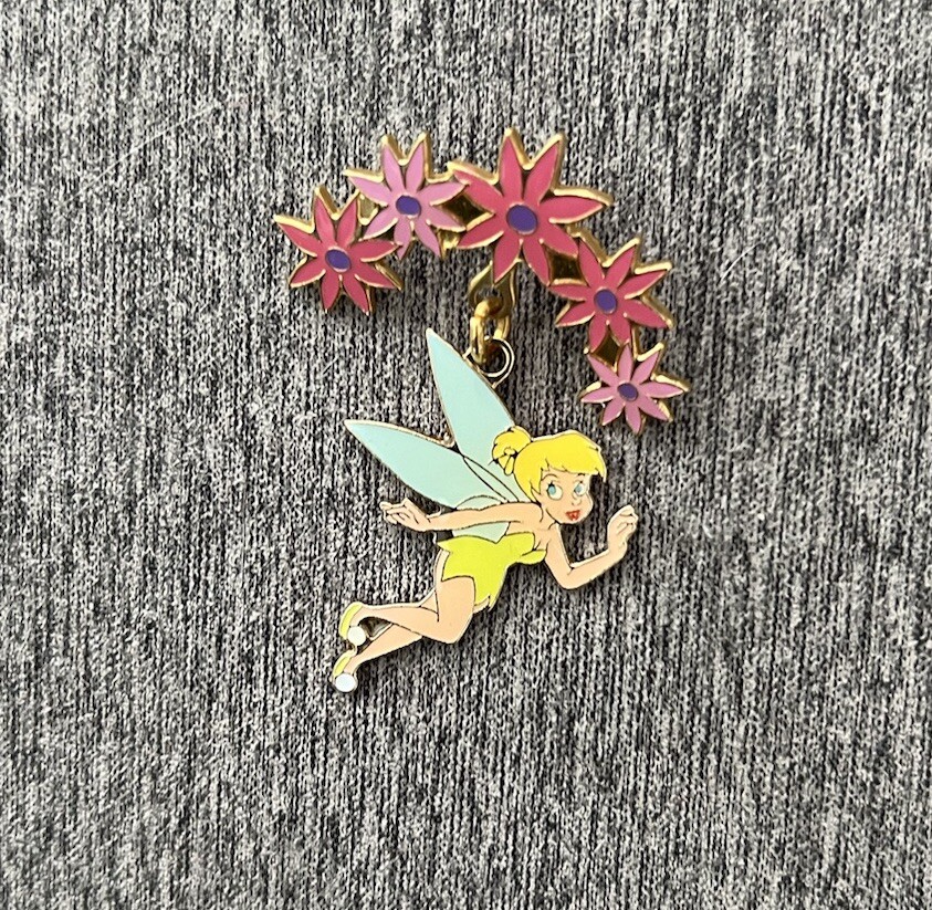 JAPAN TINKER BELL DANGLE DISNEY CLASSICS EXPRESSION SONY PIN