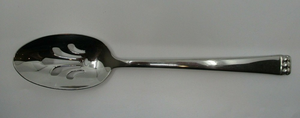 LENOX  STAINLESS WESTERLY PIERCED SERVING SPOON - 9" -  05J