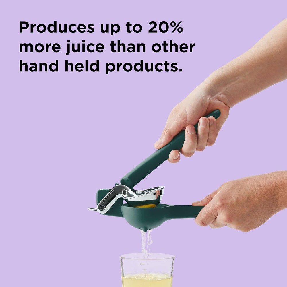 FreshForce Lemon Squeezer in Collard Green - Maximum Juice Extraction