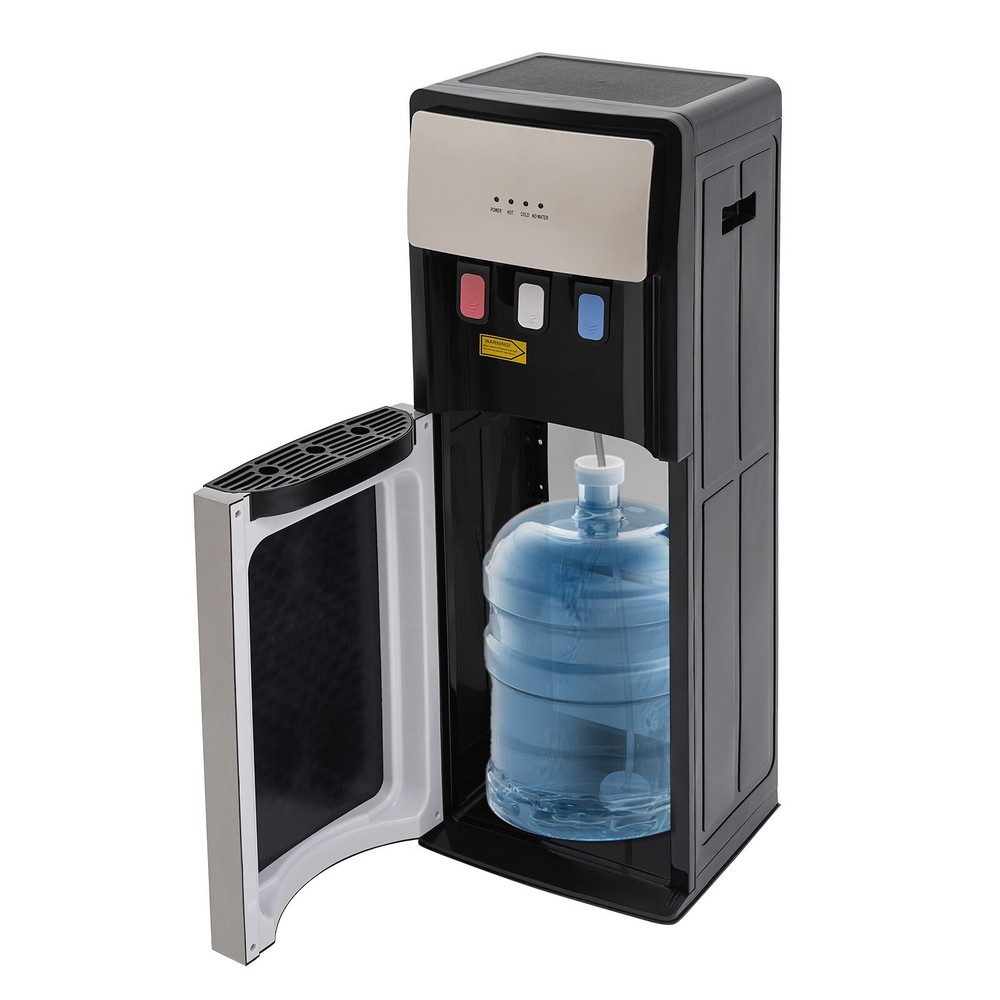 Bottom Loading Water Cooler Dispenser With Safety Lock 3 Temperature Settings